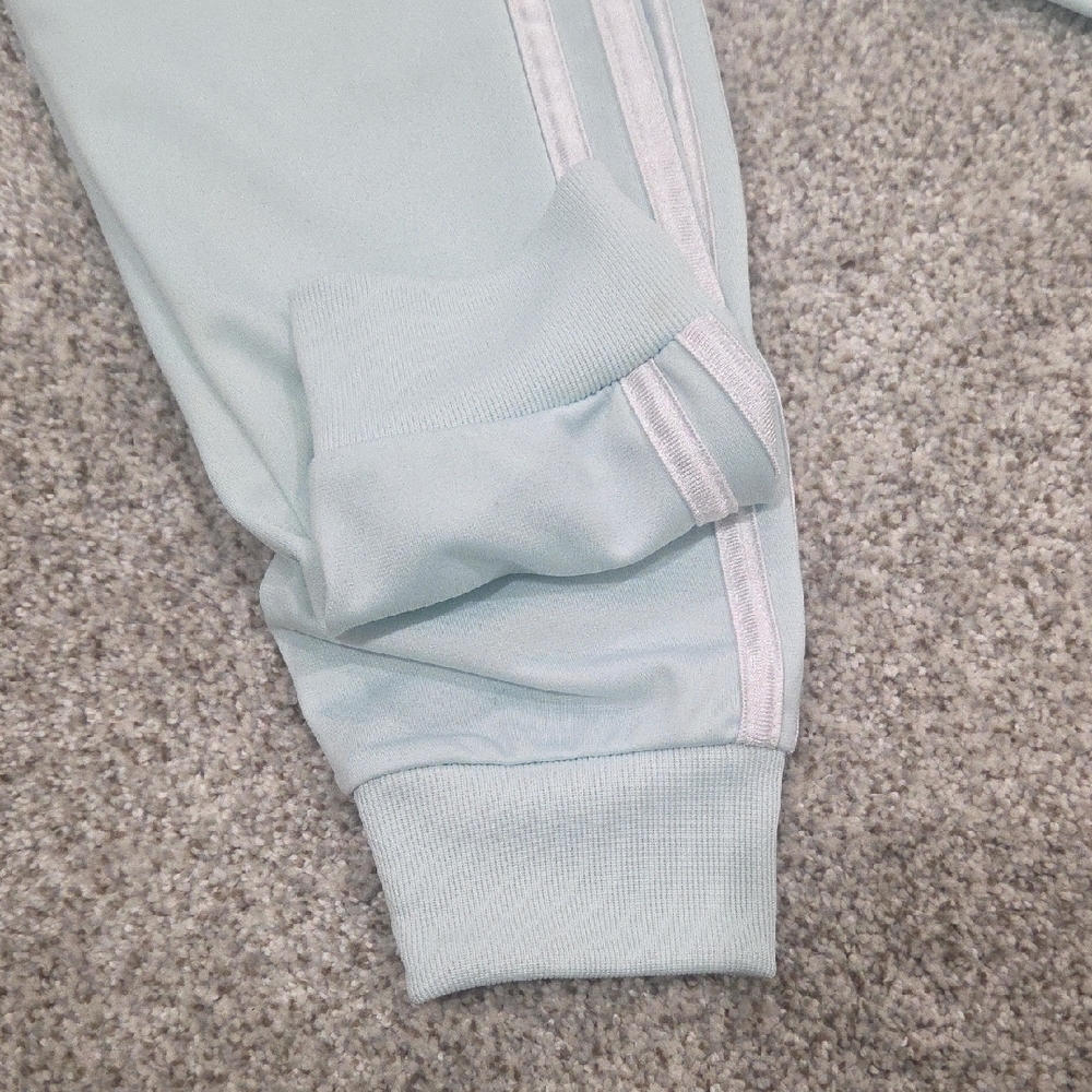 Adidas Pastel Blue Tracksuit with White Stripes - Picture 3 of 8